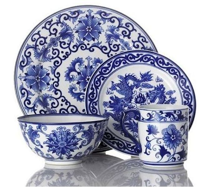 Vaisselle En Céramique Traditionnelle Chinoise À Un Marché Chinois