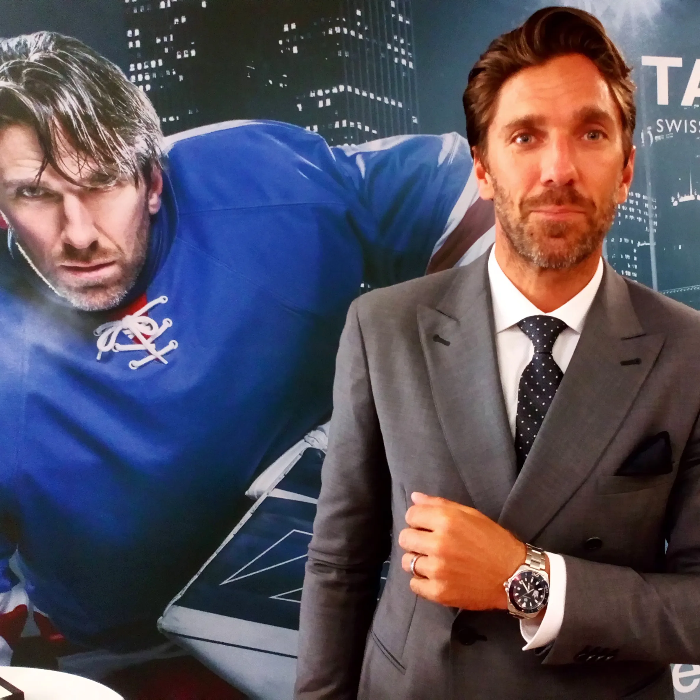 Tag Heuer release av Aquaracer "Henrik Lundqvist" hos Jarl Sandin!