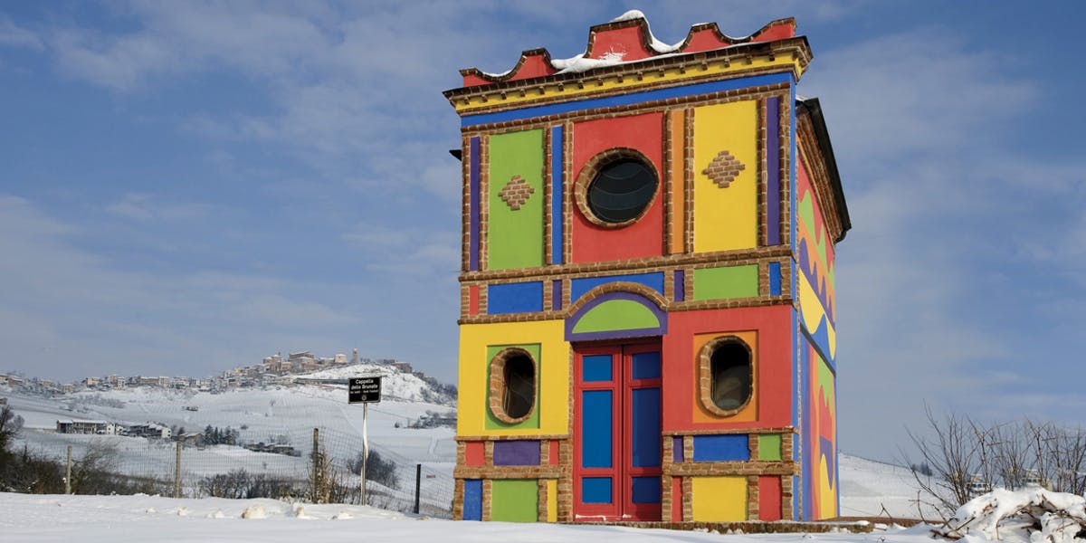 The Barolo Chapel Sol LeWitt s Colorful Church in Italy