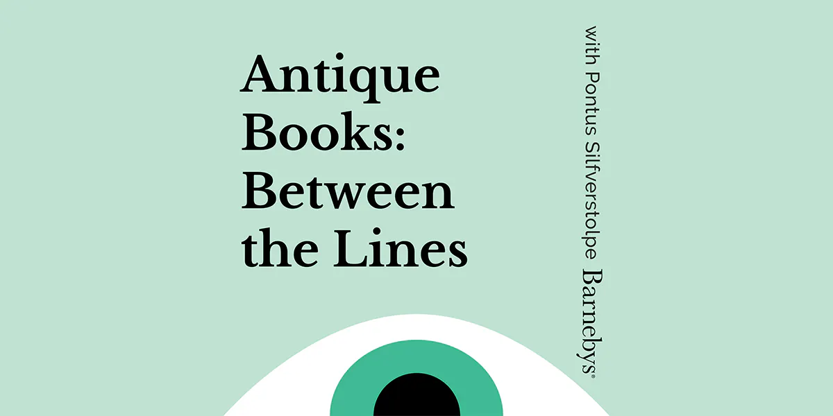 #35 Antique Books: Between the Lines. Foto © Barnebys Group