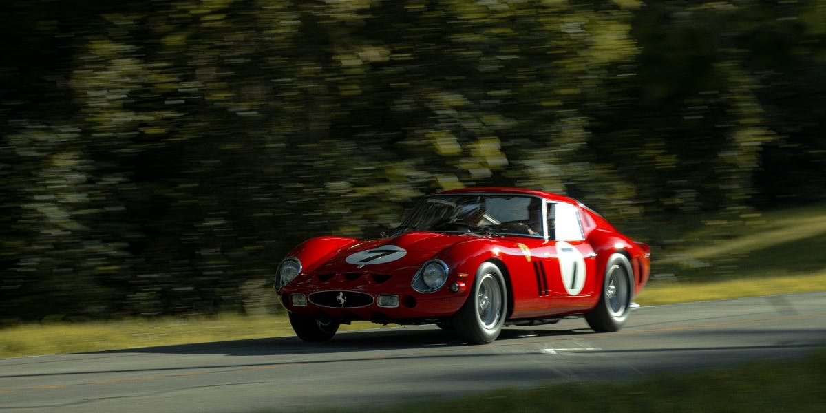 1962 Ferrari 330 LM / 250 GTO, chassis 3765. Photo © Sotheby's (detail)