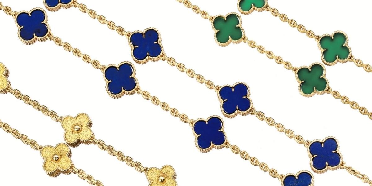 Swarovski Glowing Multicoloured Clover Necklace Set, Was £99.00 2603110 |  5273297 | Mallard Jewellers
