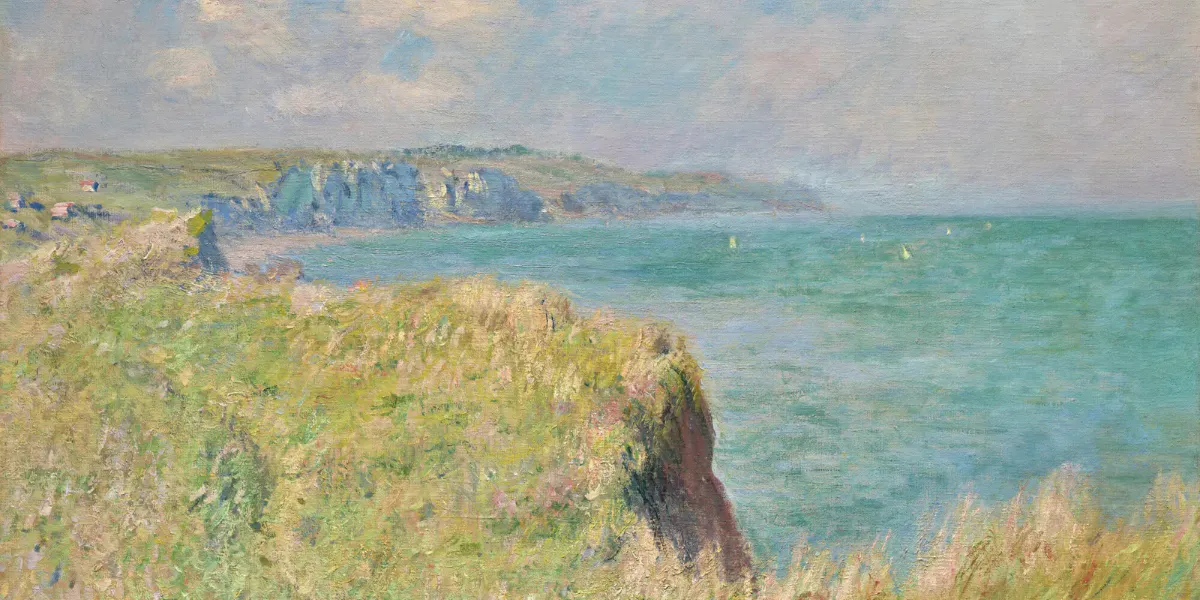 Claude Monet (1840-1926), Bord des falaises à Pourville, 1882. Foto © Christie's (Detail)
