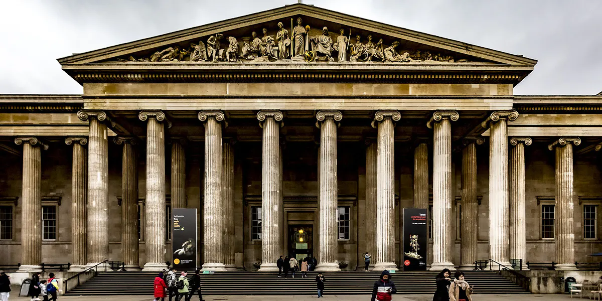 The British Museum in London. Photo by hulkiokantabak (detail)