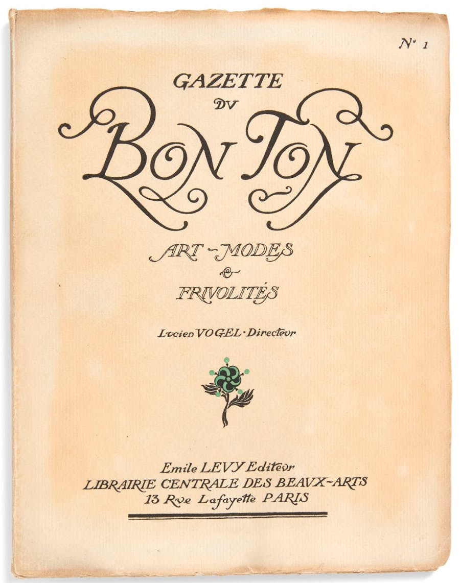 The Gazette du Bon Ton: Illustrations for Good Taste | Barnebys