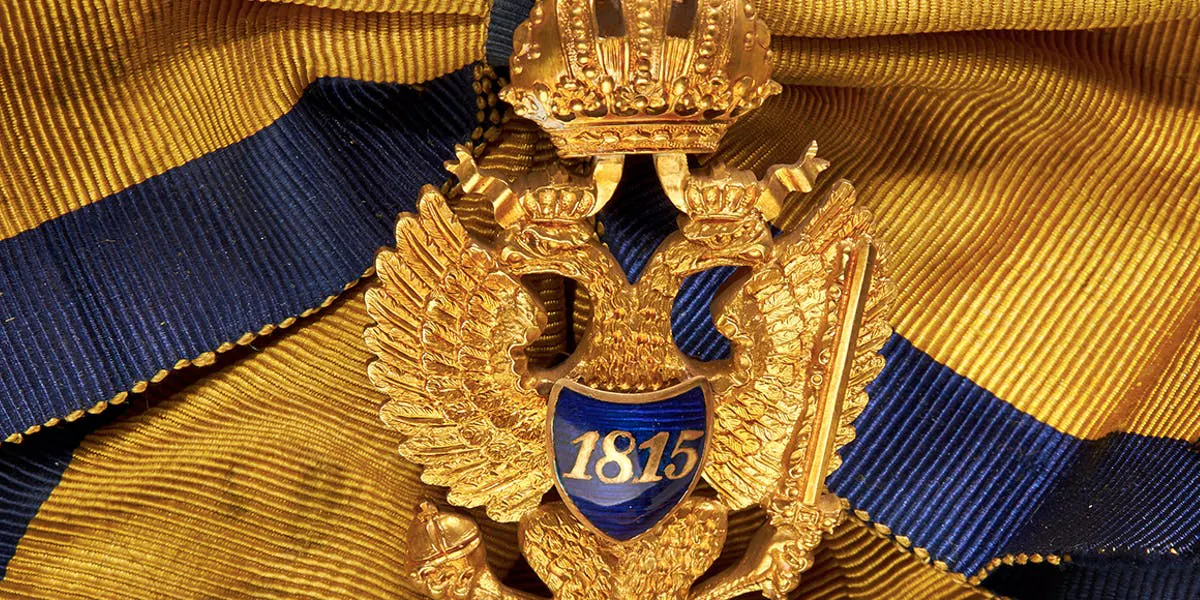 Austria, Order of the Iron Crown, order decoration 1st class, Vienna, around 1840 [detail]. Image © AH Andreas Thies
