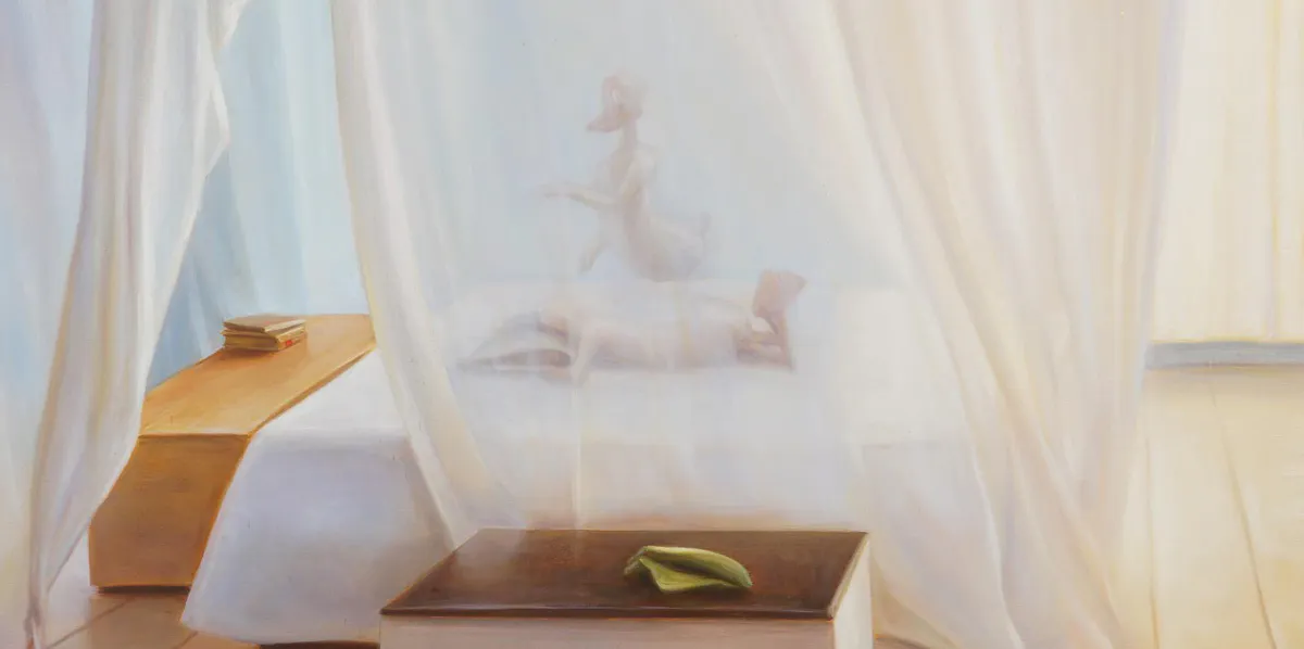 Kaj Stenvall (1951), signerad 2003, 72 x 88 cm. Foto: Helander (detalj)