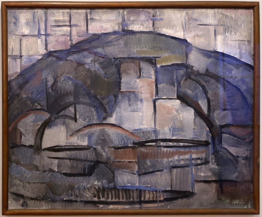 Piet Mondrian, Landscape, 1912, image licensed CCO