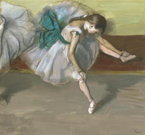 Edgar Degas, Danseuse au repos, vers 1879, image © Christie's