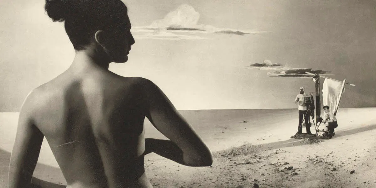 Angus McBean, "Surrealist Self-Portrait", 1949, Silbergelatineabzug, verso mit Bleistift signiert. Foto © Christie’s (Detail)