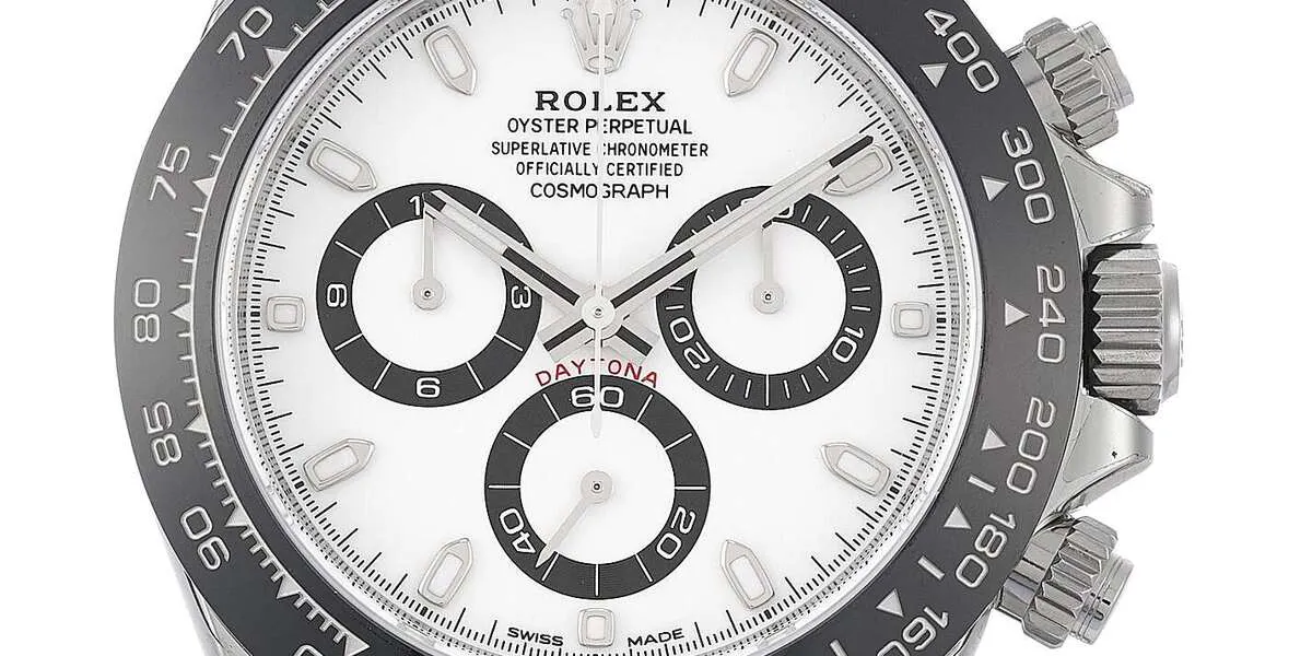 Rolex Cosmograph Daytona, ref. 116500LN, 2021 [detail]. Image © CHRONEXT 