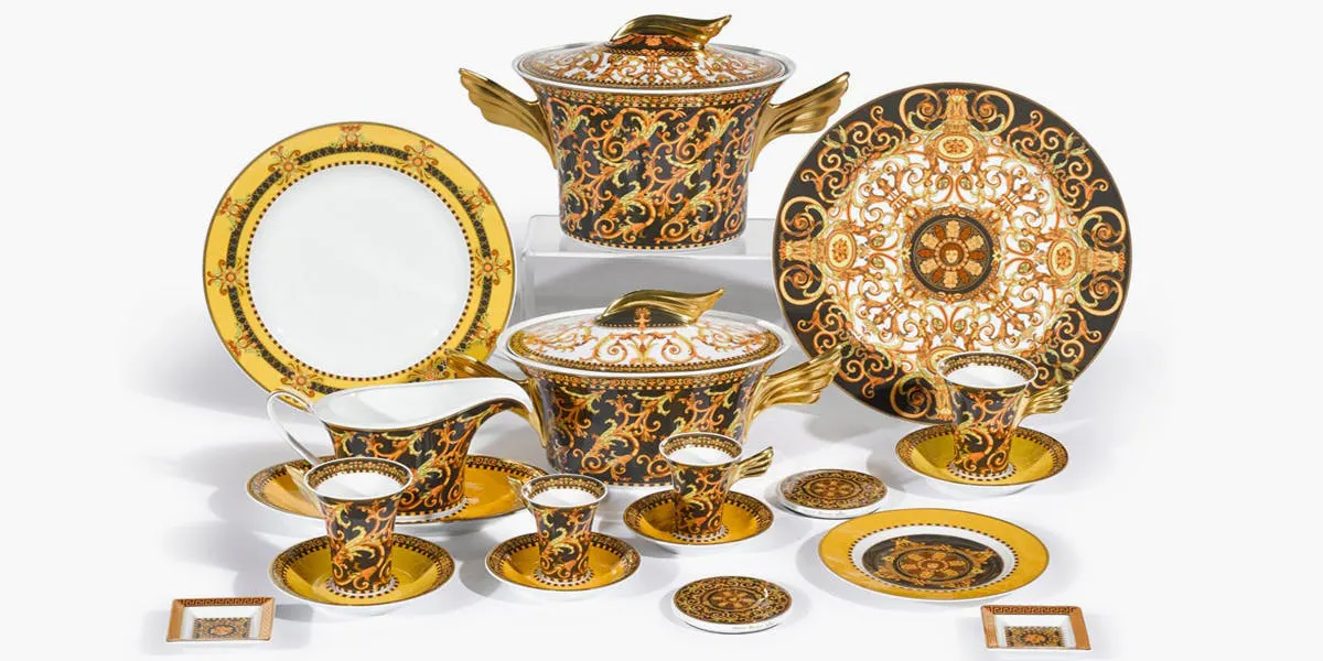 Rosenthal, 20th century Versace Barocco table service designed by Paul Wunderlich. Photo © Sotheby's