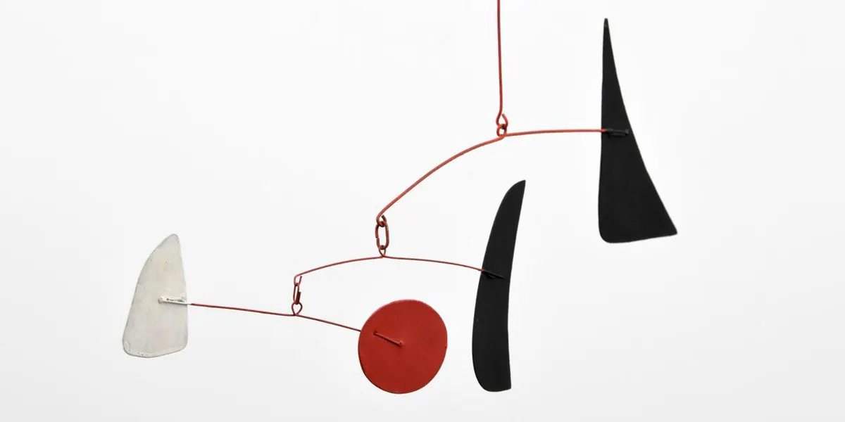 Alexander Calder, Untitled (Demi-Cone) (détail), sculpture mobile, 1972, image © Palm Beach Modern Auctions

