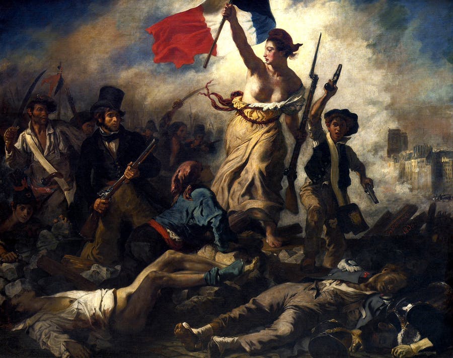 Eugène Delacroix, Liberty leading the people, 1830, oil on canvas, Louvre Museum, image CCØ
