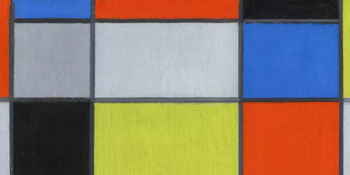 Piet Mondrian, Composition III, 1920; Schätzpreis: 20.000.000-30.000.000 GBP. Foto © Christie's (Detail)