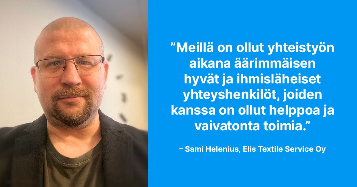 Sami Helenius, Elisin kuljetusliiketoiminnan palvelujohtaja