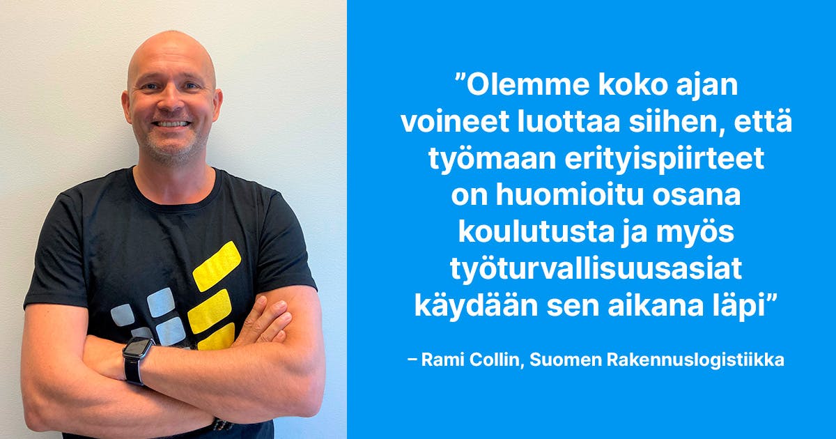 Rami Collin, Suomen Rakennuslogistiikan liiketoimintajohtaja