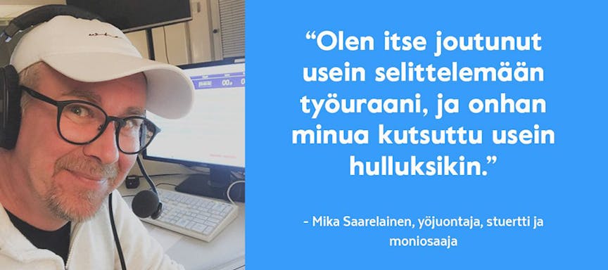 Bloginosto yöjuontaja Mika Saarelainen