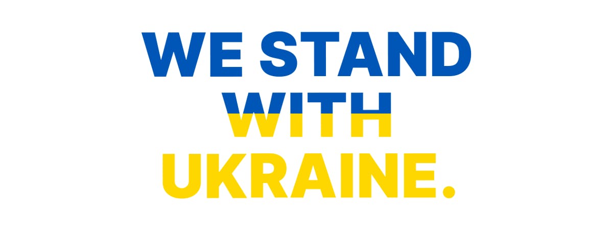 We stand with Ukraine