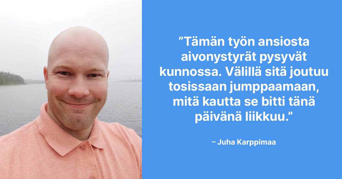 IT Specialist Juha Karppimaa
