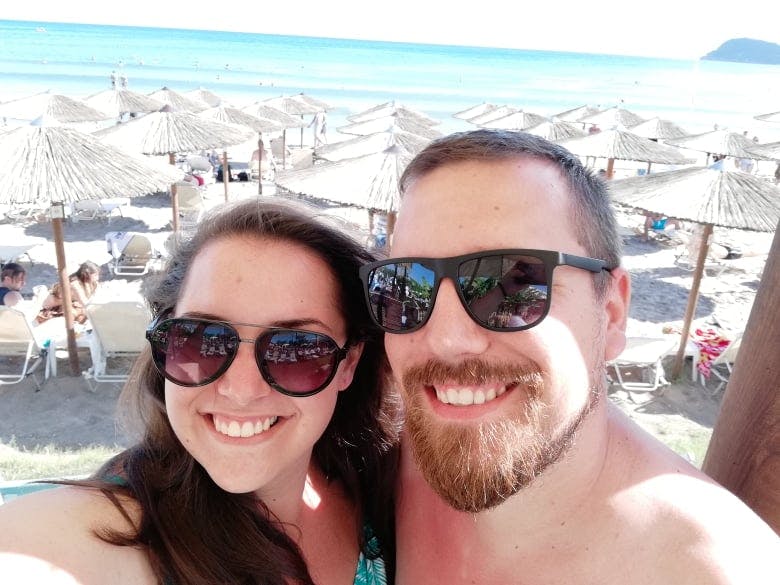 Ivan with his girlfriend on vacation in Greece Ivan with his girlfriend on vacation in Greece