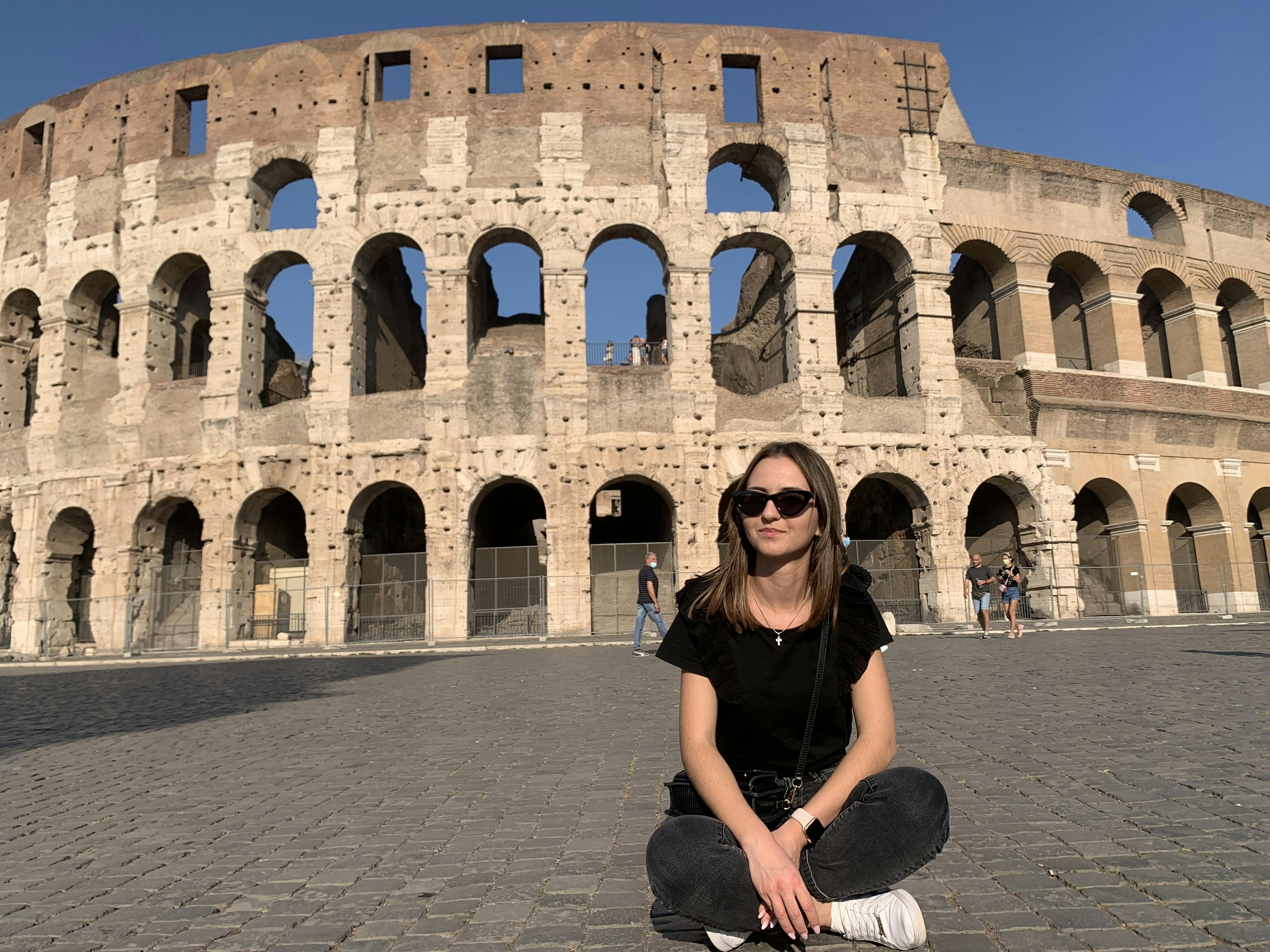 When in Rome…take a pic! When in Rome…take a pic!