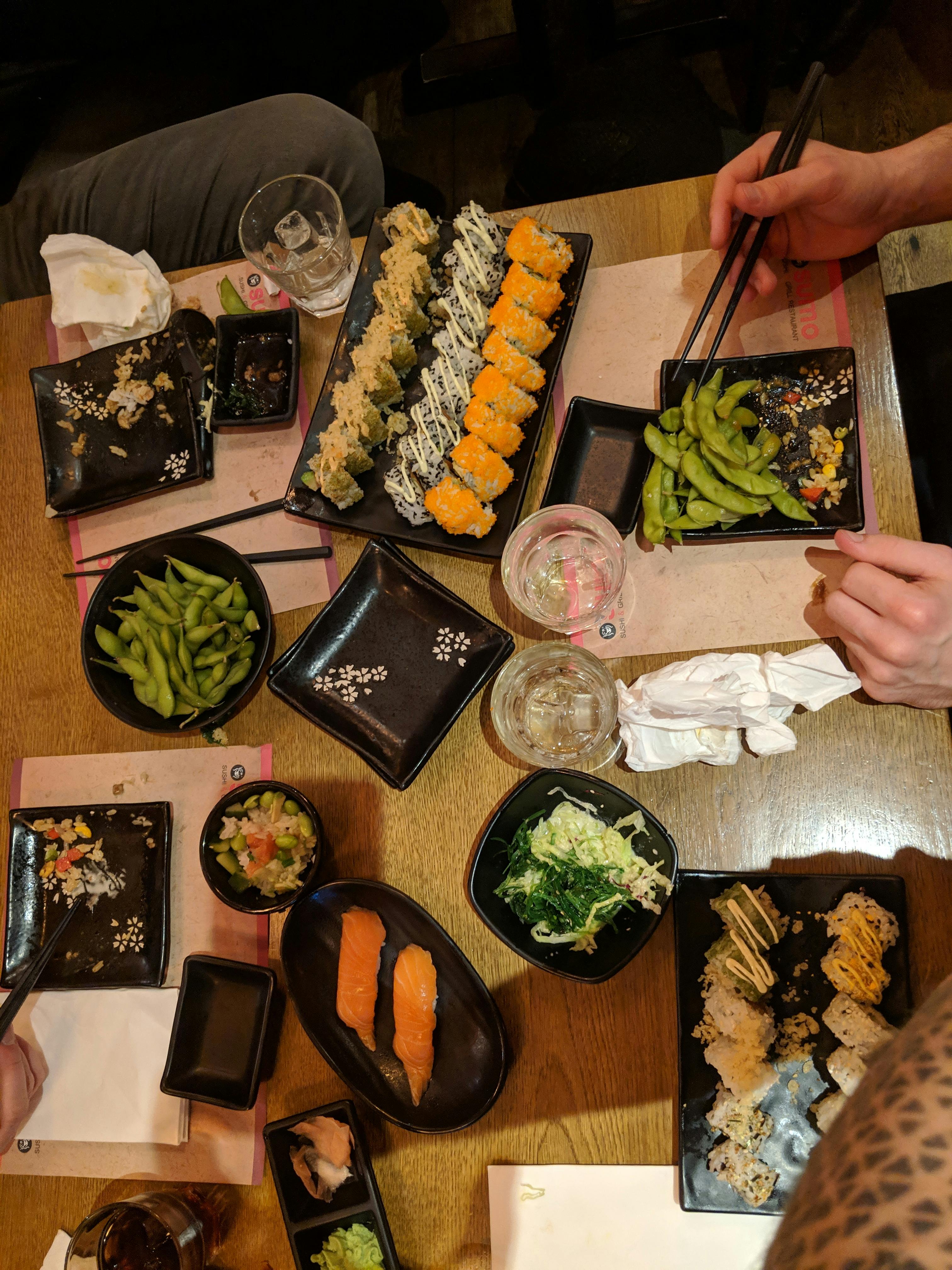 It's sushi time! It's sushi time!