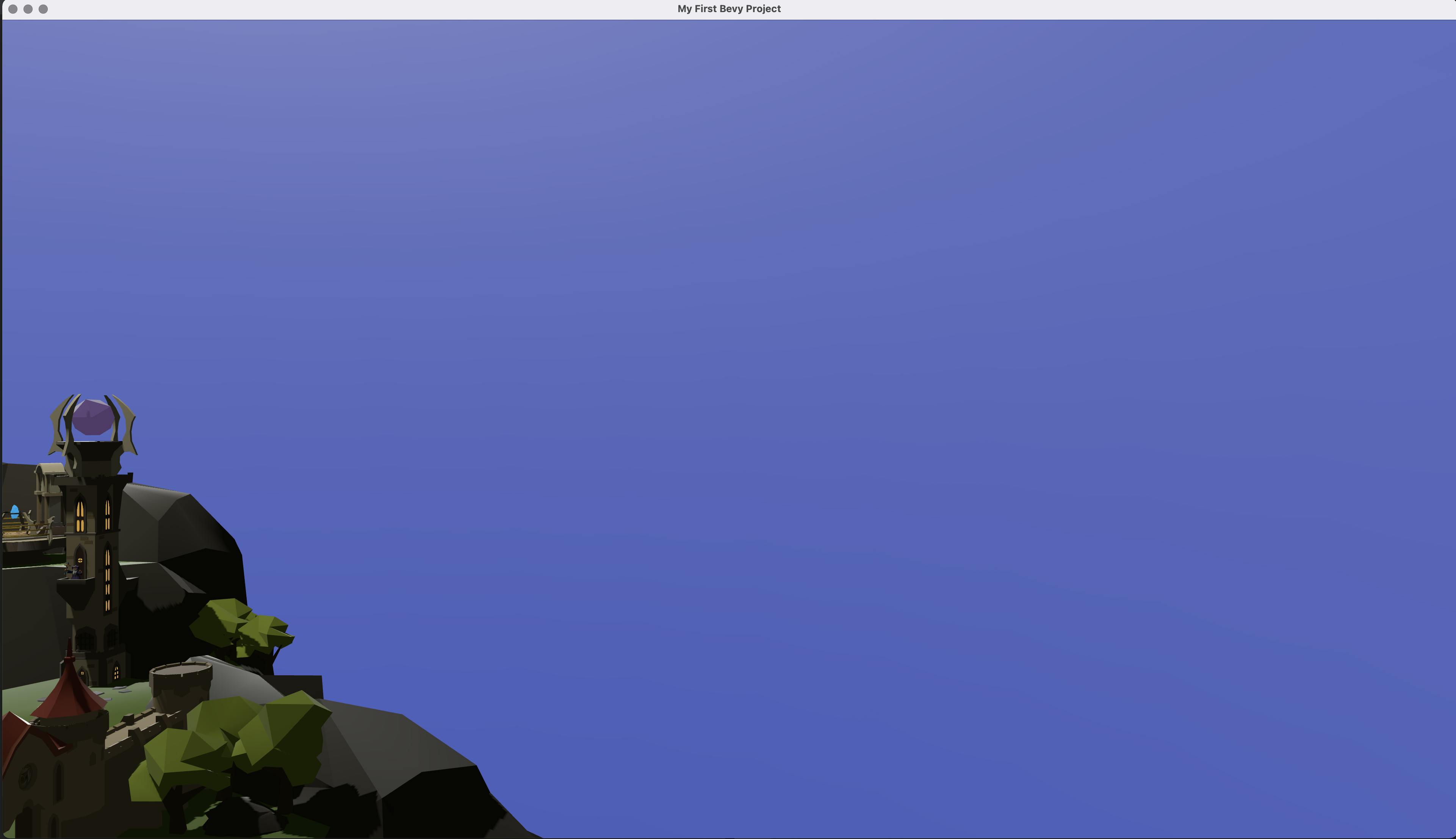 View in the application after successfully adding the sky View in the application after successfully adding the sky