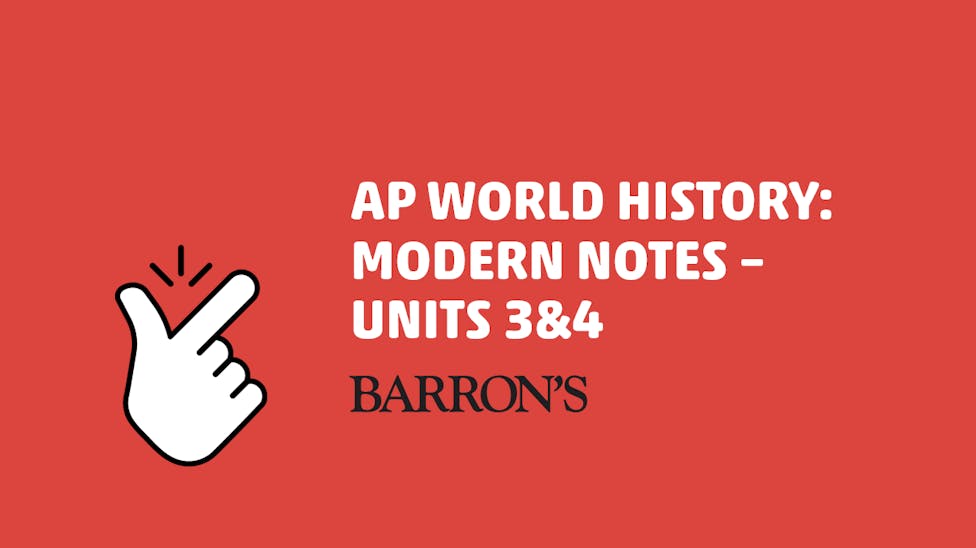 ap world history unit 5 review