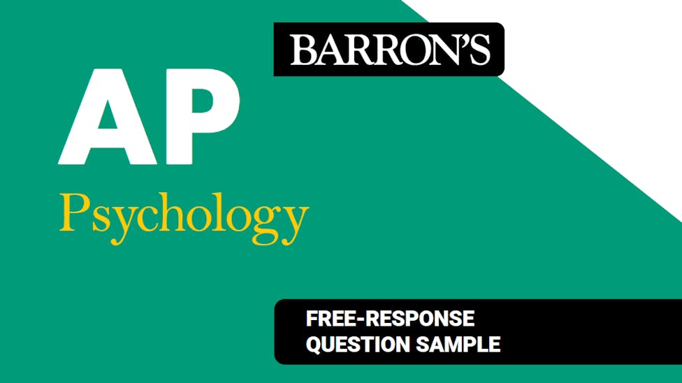 AP Psychology Free-Response Question Sample