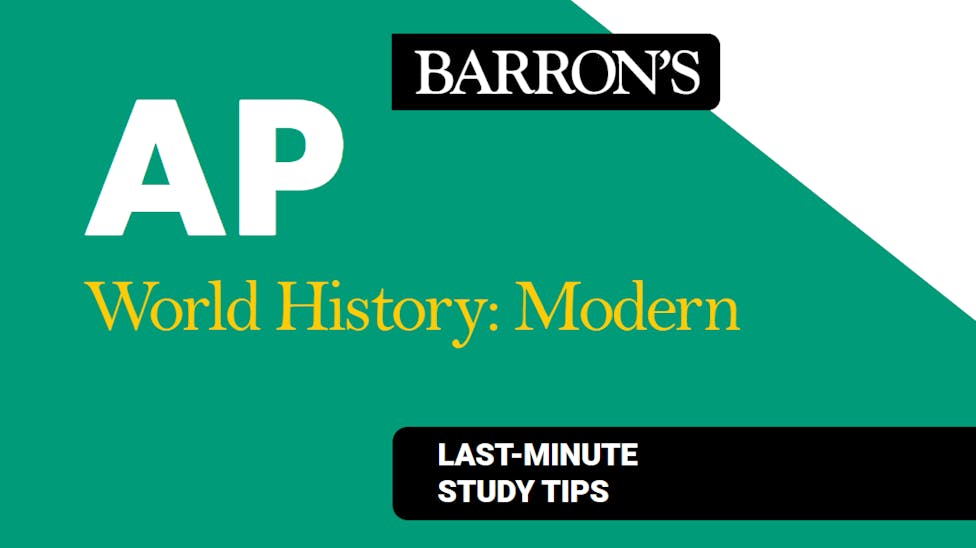 Last-Minute AP World History: Modern Exam Study Tips