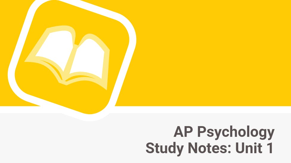 AP Psychology Study Notes Unit 1