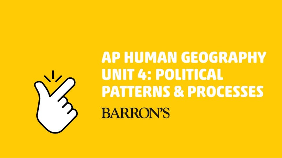 AP Human Geography Unit 4 Barron's