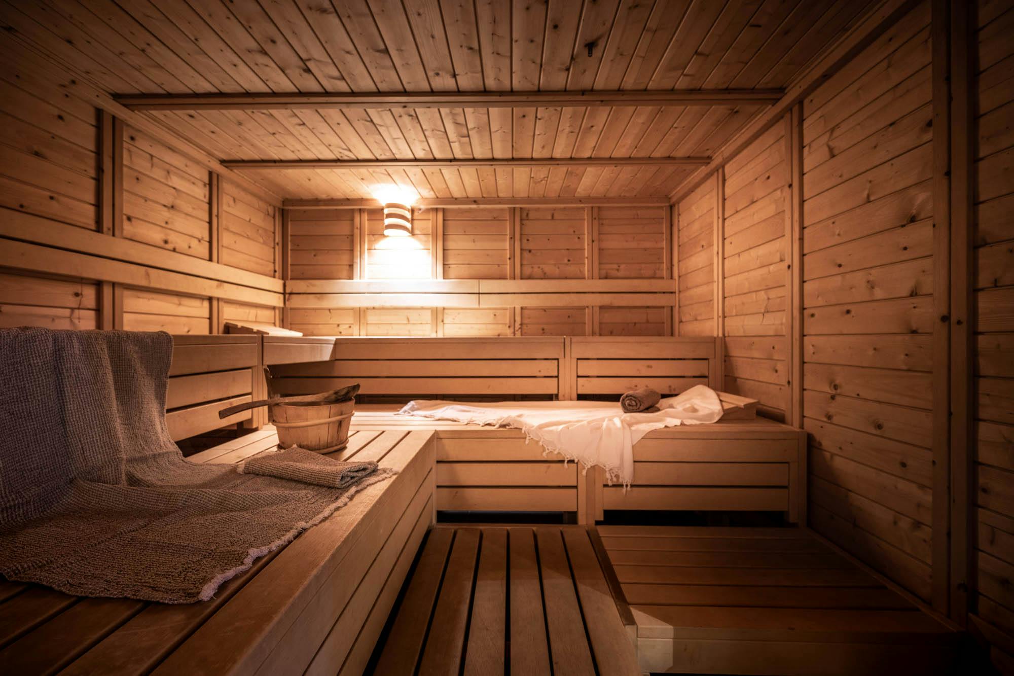 Sauna in der Base