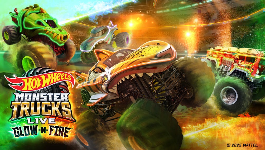 Hot Wheels Monster Trucks Live Glow-N-Fire