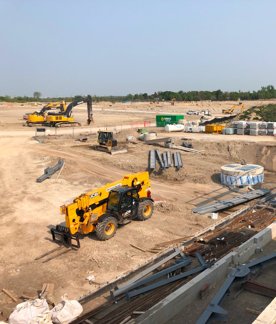 Placeholder Image of a truck in a construction zone