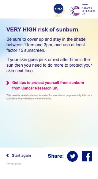 Nivea CRUK Result 320