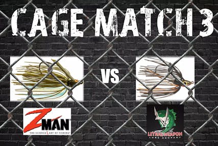 Cage Match - ZMan CrossEyeZ Snakehead Swim Jig vs. Lethal Weapon II Swim Jig