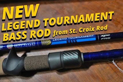 New St. Croix Legend Tournament Bass Rods