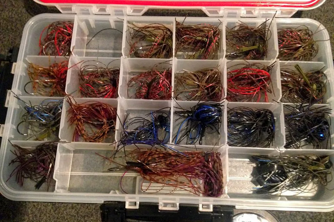 bass jig tackle box MONSTERBASS The Vault Waterproof Support Veterans MONSTERBASS Spinnerbait every detail is designed to help you spend less time searching and more time fishing Jig Storage Ideas | Bass