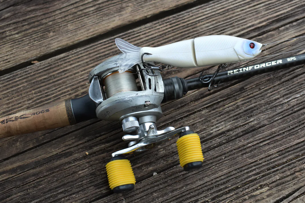 bass fishing swimbait reel BASSDASH SwimPanfish Multi Jointed Panfish Bluegill Swimbaits Hard Topwater Lures Lure Crank Saltwater 3.5in/0.85oz : Sports & Outdoors You can cover lots of water in a hurry New Swimbait Rod Setup for