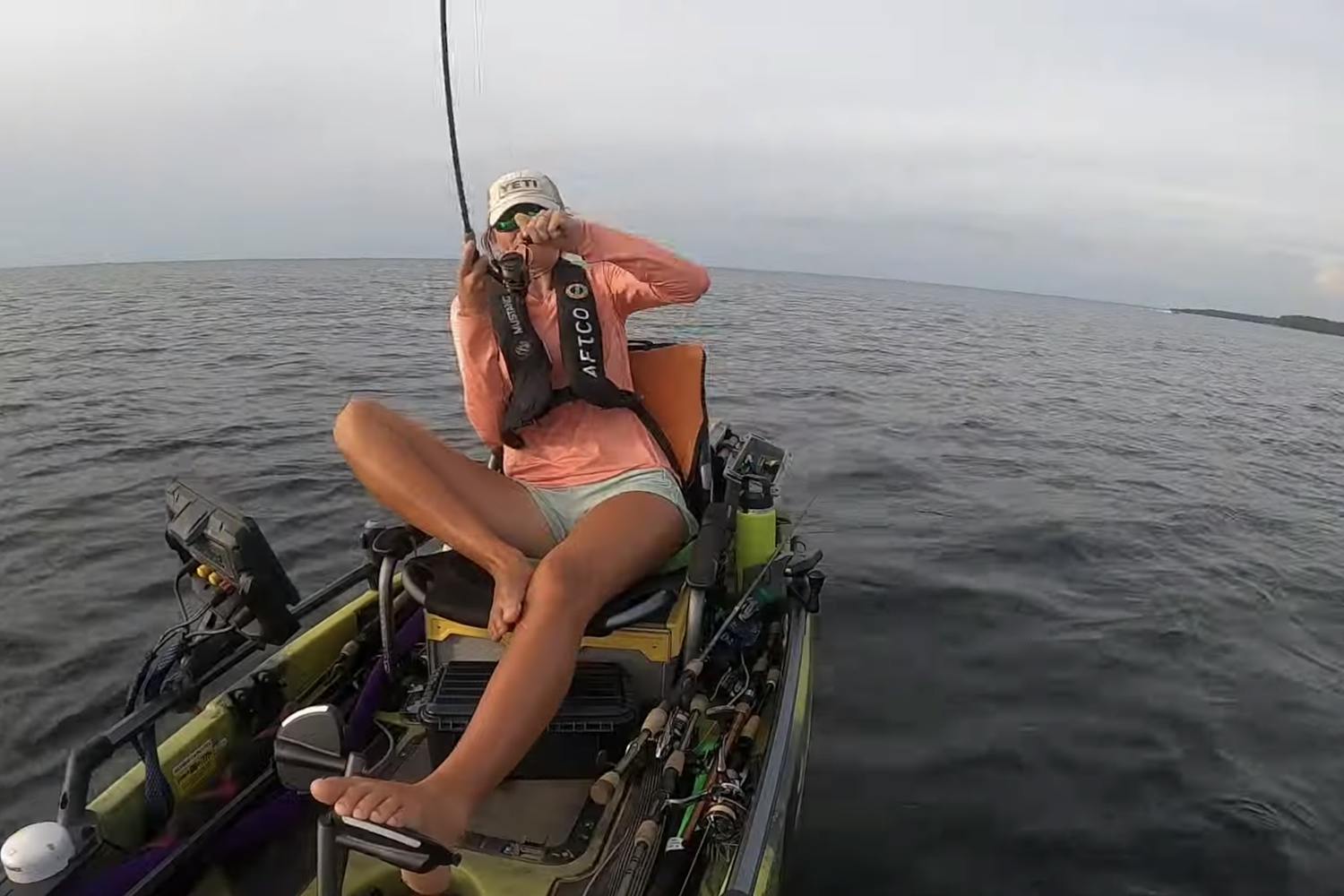Big Mille Lacs Bass on Small Hair Jigs