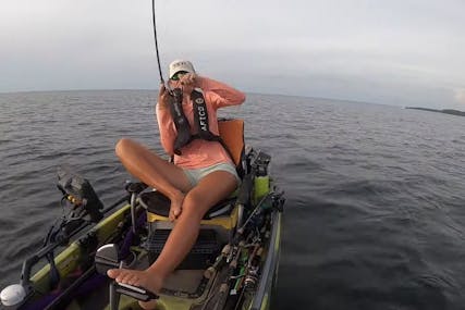 Big Mille Lacs Bass on Small Hair Jigs