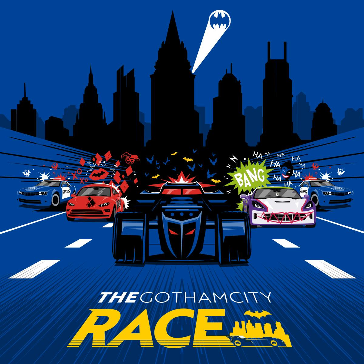 Gotham City Race - racing Bug Batman à Boom Boom Villette