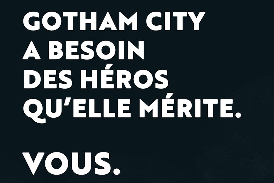 Gotham City a besoin de héros - Batman Escape