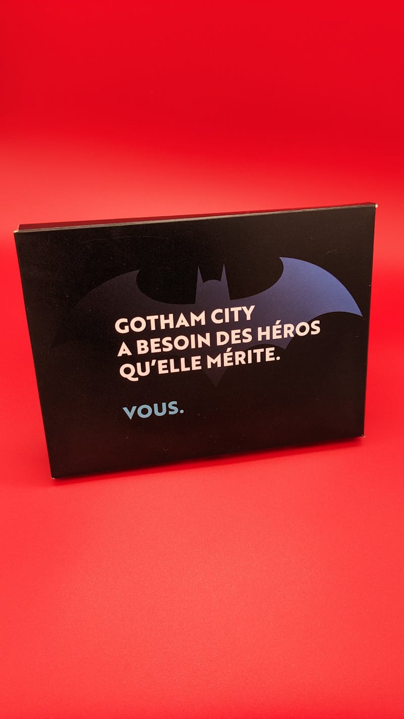 Coffret cadeau fermé Batman Escape