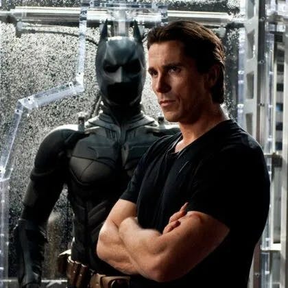 Acteur Christian Bale jouant Batman 