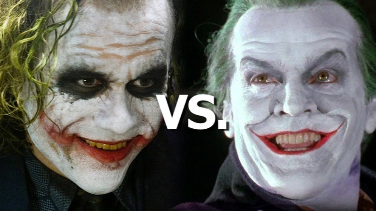 Jack Nicholson versus Heath Ledger