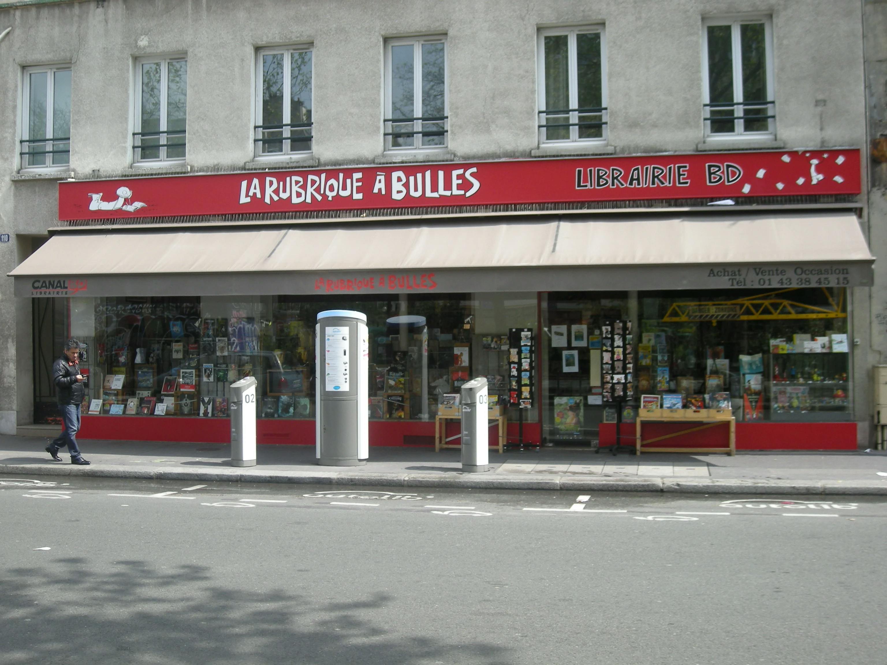 Boutique Comics à Paris : La Rubrique à Bulles