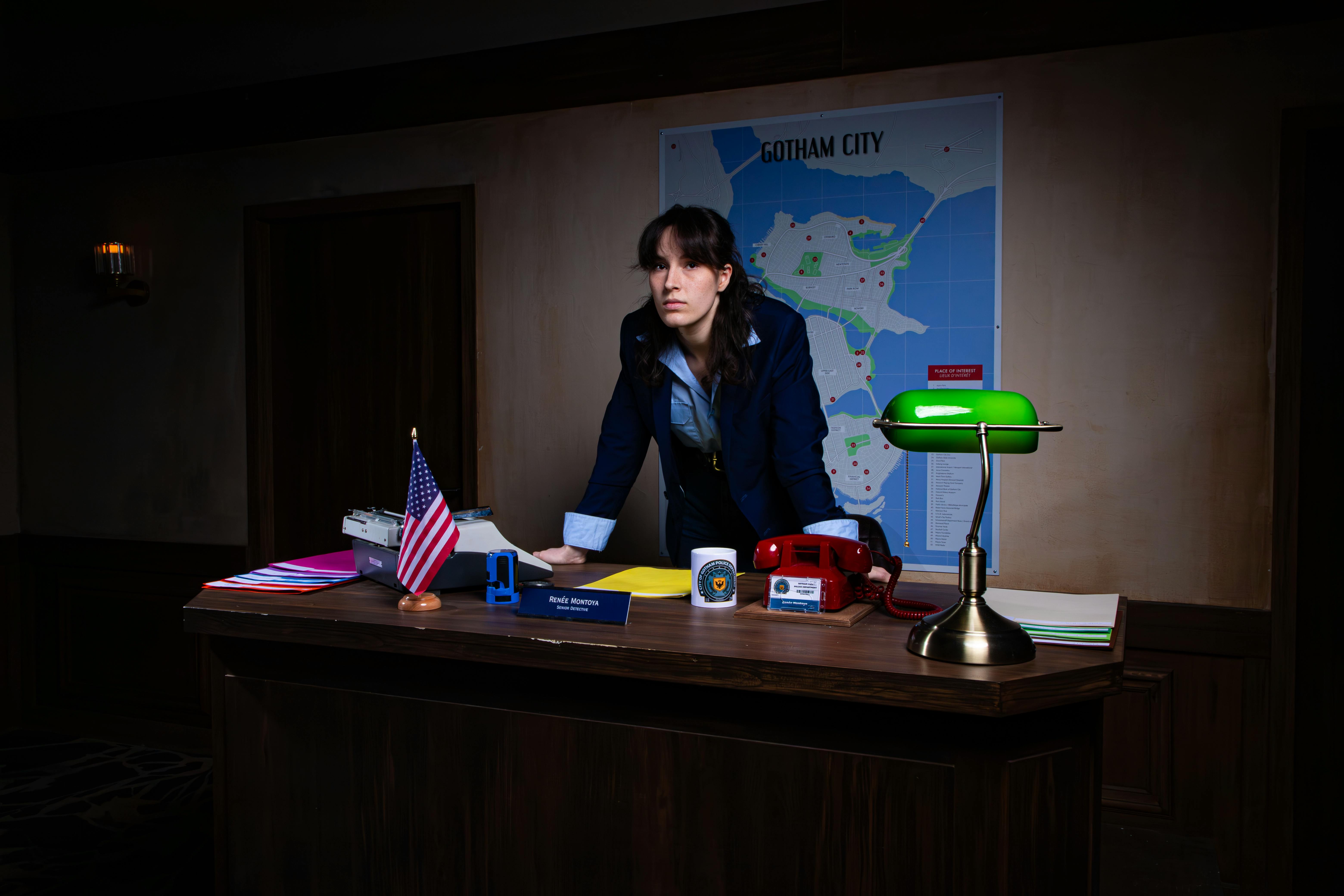 Renée Montoya dans l'Escape Game Riddler